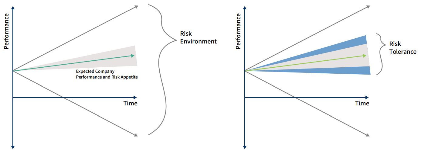 Risk Appetite vs. Risk Tolerance Graph
