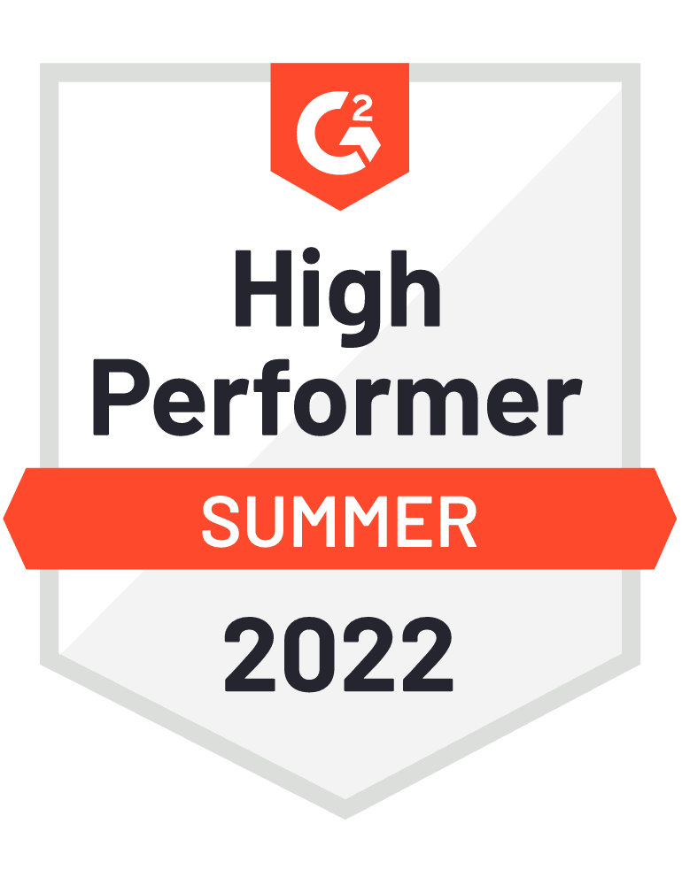 G2 GRC Platforms High Performer Summer 2022