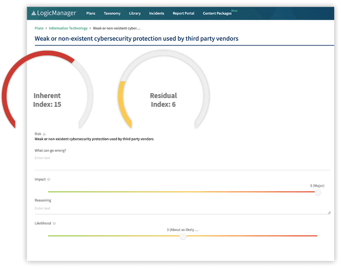 IT Cybersecurity Risk Assessment Dashboard