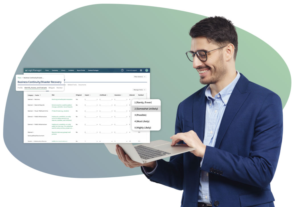 logicmanager-business-continuity LogicManager Business Continuity Management
