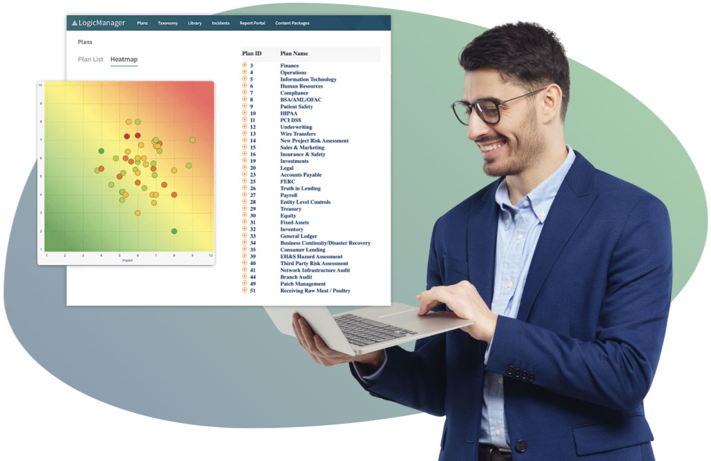 logicmanager-erm-platform-heatmap LogicManager Enterprise Risk Management Software