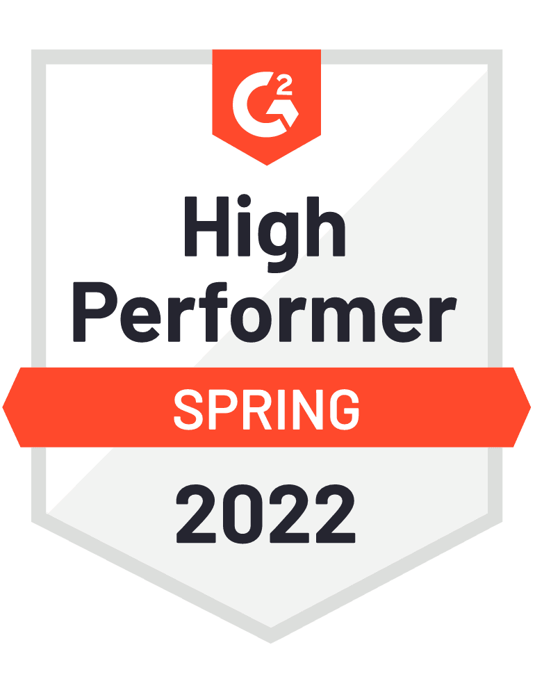G2 Incident Management High Performer Spring 2022