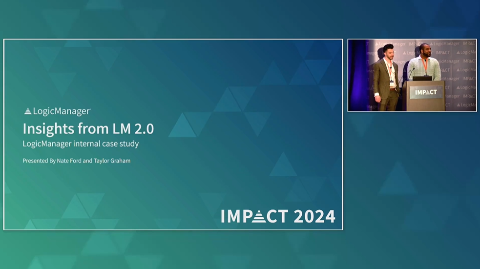 IMPACT 2024 LogicManager 2.0 Case Study
