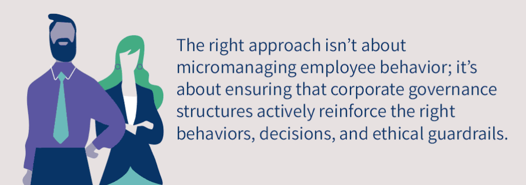 The right approach to risk culture is corporate governance