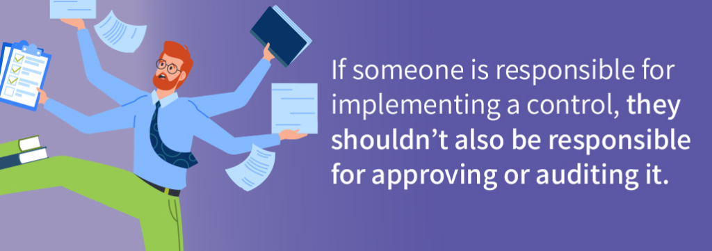 Separation of Duty best practice