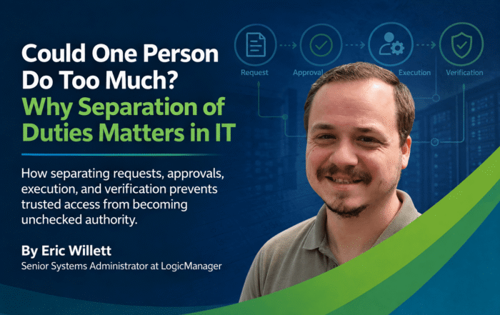 could one person do too much why separation of duties matter in IT by Eric Willet